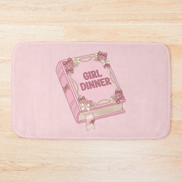 Item preview, Girl Dinner Pink Book Coquette Aesthetic Bookish Reader designed and sold by ronakris009.