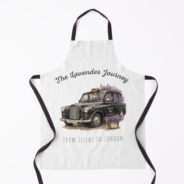 Item preview, The Lavender Journey – From Fields to London Vintage Taxi Art designed and sold by Blueberry-art23.