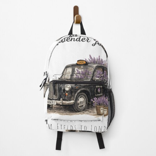 Item preview, The Lavender Journey – From Fields to London Vintage Taxi Art designed and sold by Blueberry-art23.