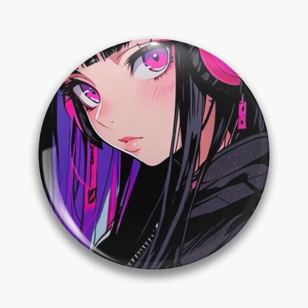 Item preview, Dark Kawaii Cyberpunk Anime Girl designed and sold by AnimDream .