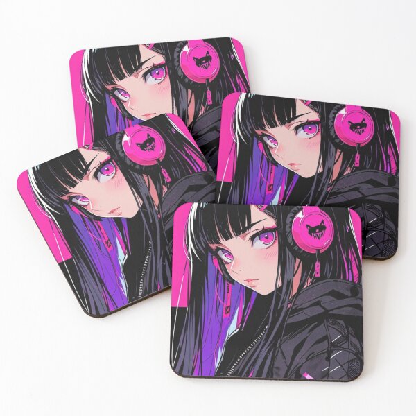 Item preview, Dark Kawaii Cyberpunk Anime Girl designed and sold by AnimDream .