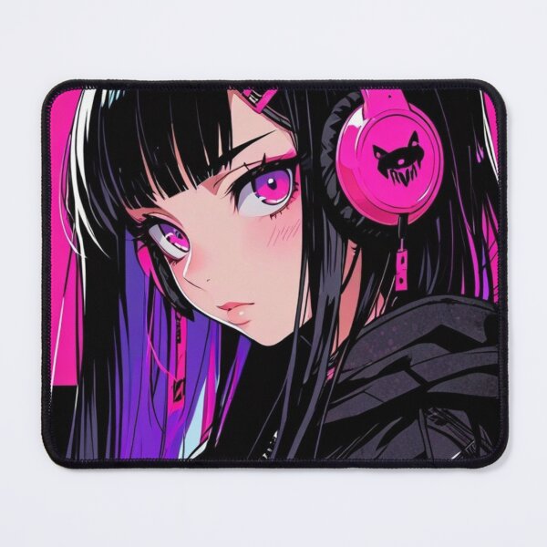 Item preview, Dark Kawaii Cyberpunk Anime Girl designed and sold by AnimDream .