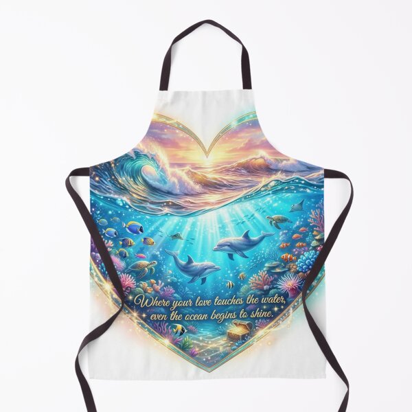 Item preview, Shining Ocean Love Heart designed and sold by MalinStyle.