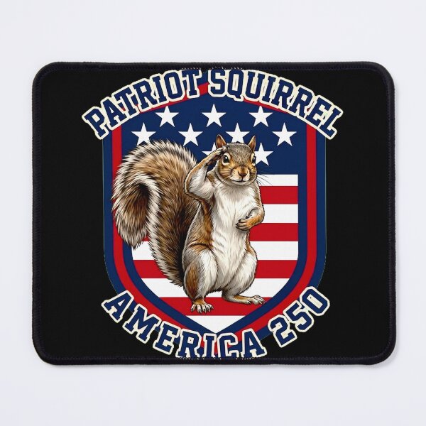 Item preview, Patriot Squirrel: America 250 designed and sold by Finding Source Designs.
