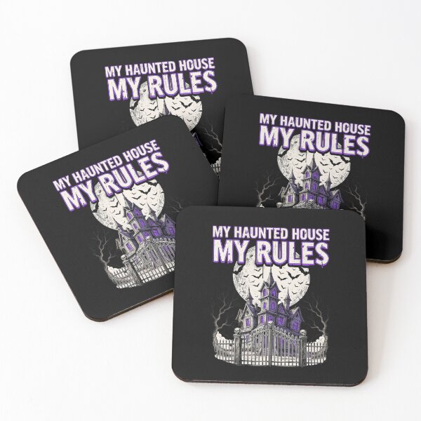 Item preview, My Haunted House My Rules, Gothic Halloween Horror designed and sold by CryptReel.