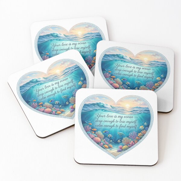 Item preview, Ocean Love Heart designed and sold by MalinStyle.
