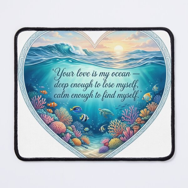 Item preview, Ocean Love Heart designed and sold by MalinStyle.