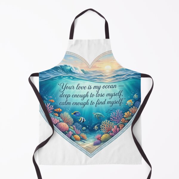 Item preview, Ocean Love Heart designed and sold by MalinStyle.