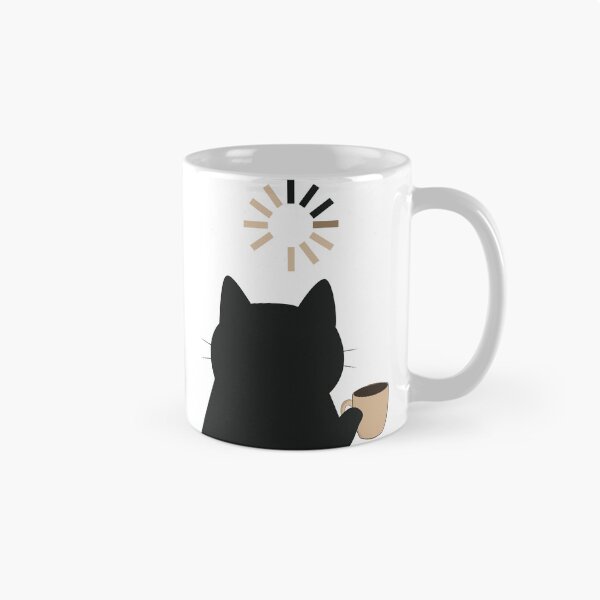 Item preview, Black Cat and Coffee Cute Minimalist Vector Collection Set designed and sold by TatinkaArtskill.