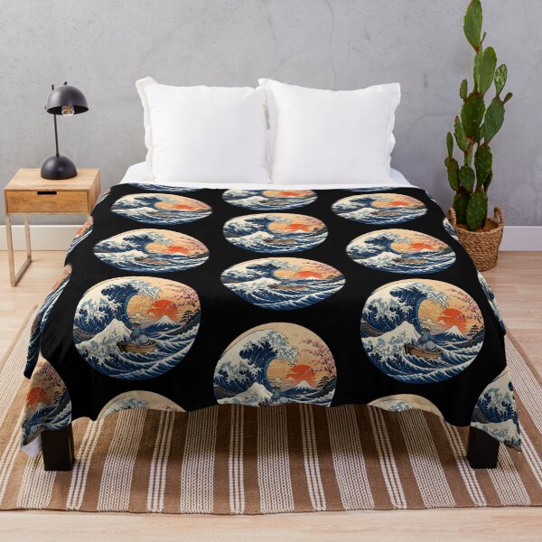 Item preview, Funny Pigeon Captain Japanese Kanagawa Wave Japan Boat Mom Dad Kids designed and sold by FurryHavenPH.