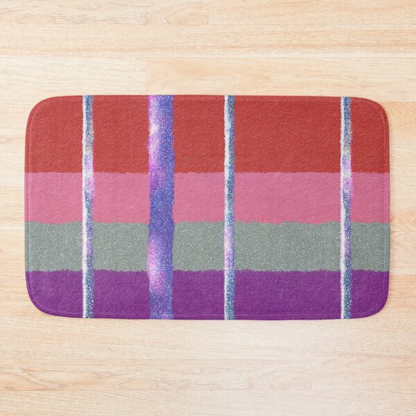 Item preview, Glitter Plaid Color Block Stripes designed and sold by bubblegoth.
