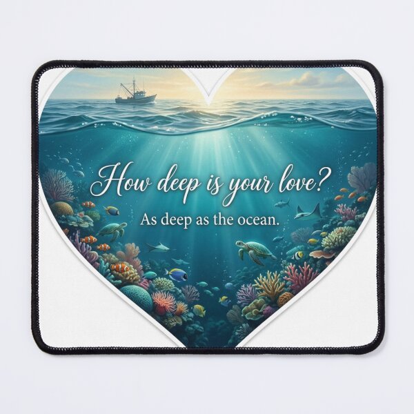 Item preview, Deep Ocean Love Heart designed and sold by MalinStyle.