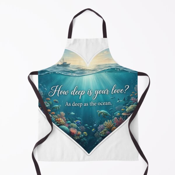 Item preview, Deep Ocean Love Heart designed and sold by MalinStyle.