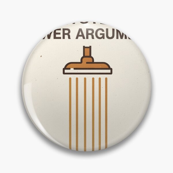 Item preview, Institute for Shower Arguments Retro Poster designed and sold by PictorialWhimsy.