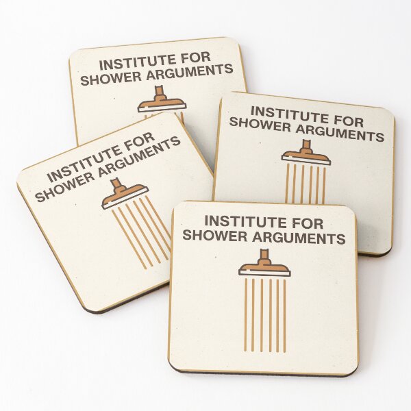 Item preview, Institute for Shower Arguments Retro Poster designed and sold by PictorialWhimsy.