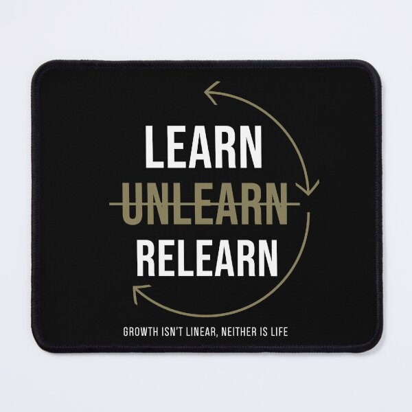 Item preview, LEARN UNLEARN RELEARN - GROWTH LOOP (WHITE) designed and sold by Joe Milano.