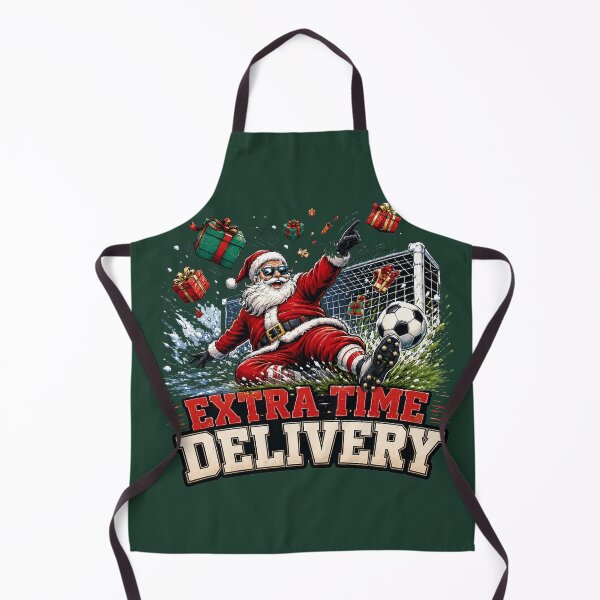 Item preview, Extra Time Delivery – Funny Santa Football Christmas Soccer Graphic | Holiday Streetwear designed and sold by warlistop.