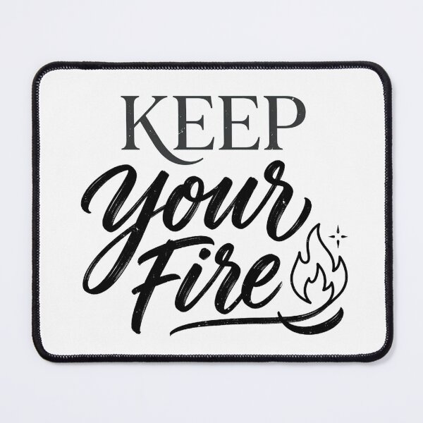 Item preview, Keep Your Fire | Minimal Motivation Typography designed and sold by lalitacreations.