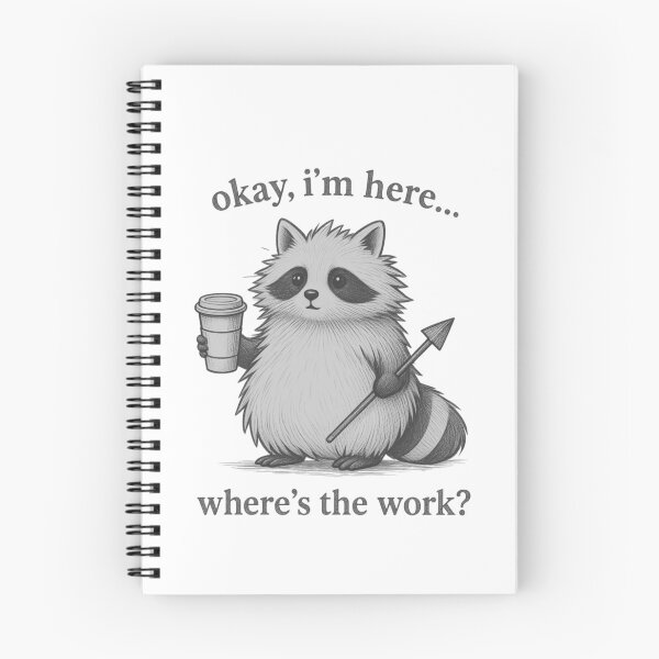 Item preview, Funny Raccoon Office Humor Coffee Graphic designed and sold by EchoPrint Co..