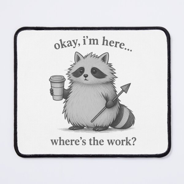 Item preview, Funny Raccoon Office Humor Coffee Graphic designed and sold by EchoPrint Co..