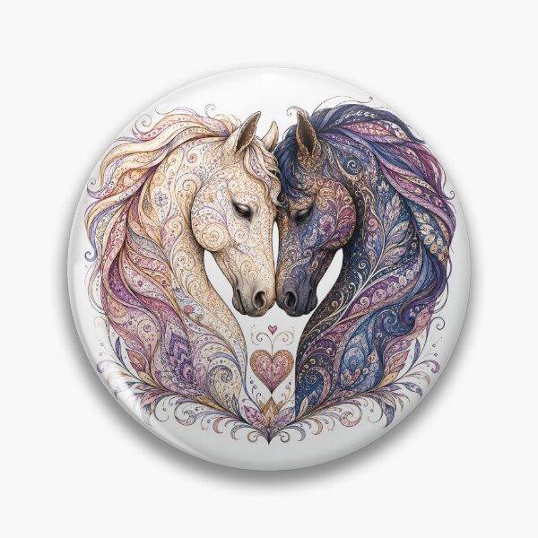 Item preview, Horses In Love designed and sold by PaintedbyCarol.