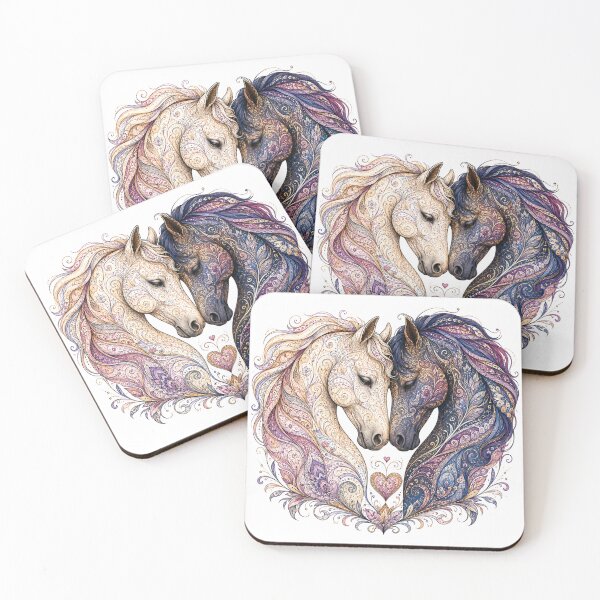 Item preview, Horses In Love designed and sold by PaintedbyCarol.