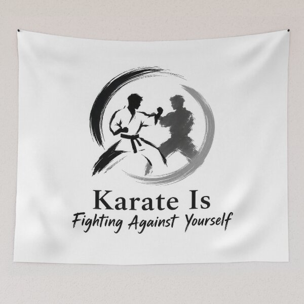Item preview, Karate Is Fighting Against Yourself designed and sold by Amsterdam Shop.