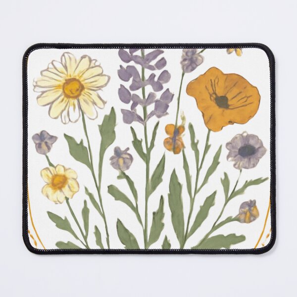 Item preview, wildflower botanical scene designed and sold by little1999.