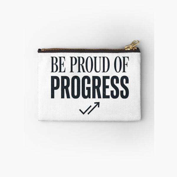 Item preview, Be Proud Of Progress | Inspirational Typography Artwork designed and sold by lalitacreations.