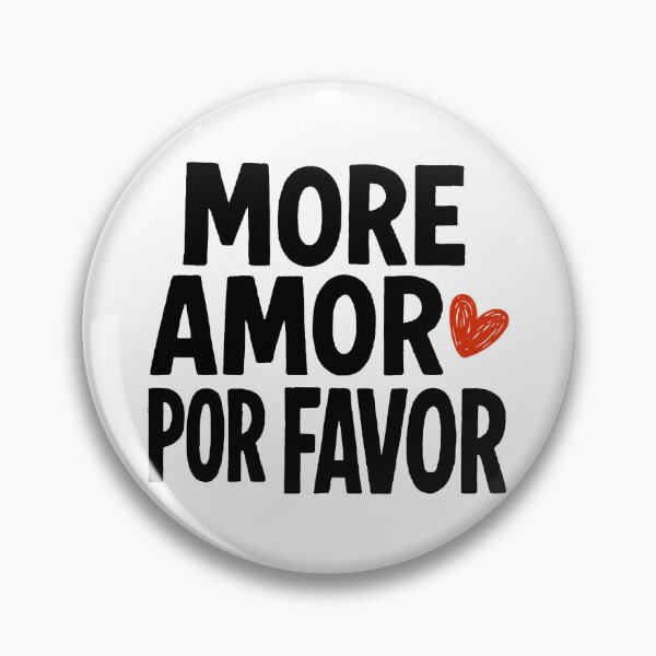 Item preview, More Amor Por Favor Love Heart Quote Graphic Romantic Spanish English designed and sold by HYPNK.