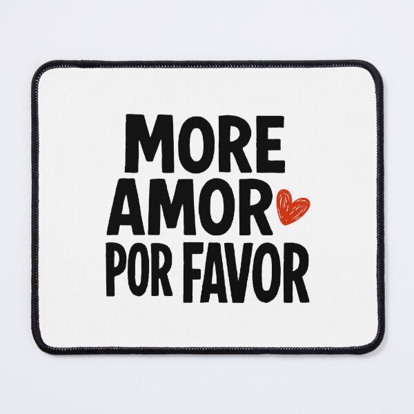 Item preview, More Amor Por Favor Love Heart Quote Graphic Romantic Spanish English designed and sold by HYPNK.