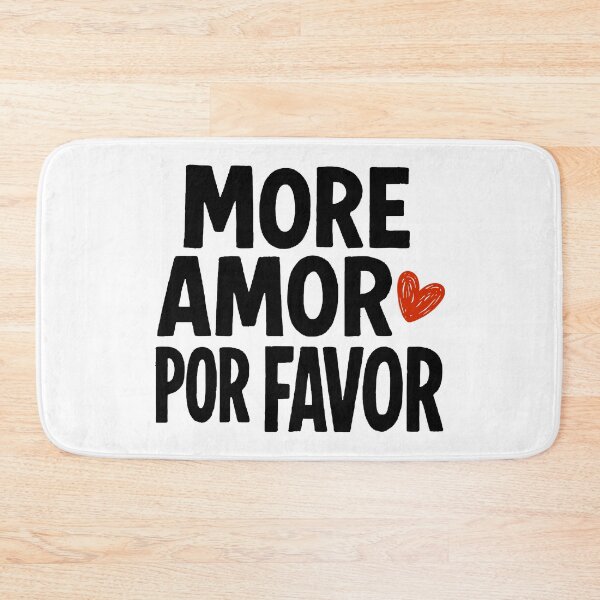 Item preview, More Amor Por Favor Love Heart Quote Graphic Romantic Spanish English designed and sold by HYPNK.
