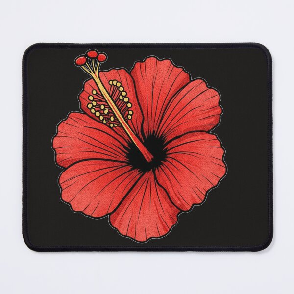 Item preview, Red Hibiscus Flower designed and sold by Rekline.