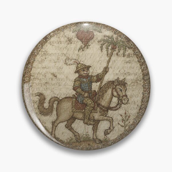 Item preview, Medieval Cat Huntsman and the Mighty Radish Manuscript Art designed and sold by PictorialWhimsy.