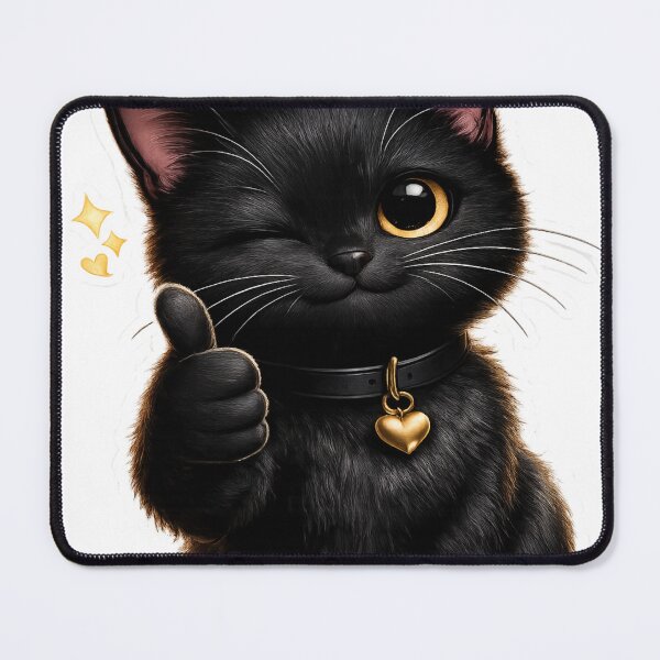 Item preview, Cute Winking Black Cat Sticker designed and sold by Genzfirevibes.
