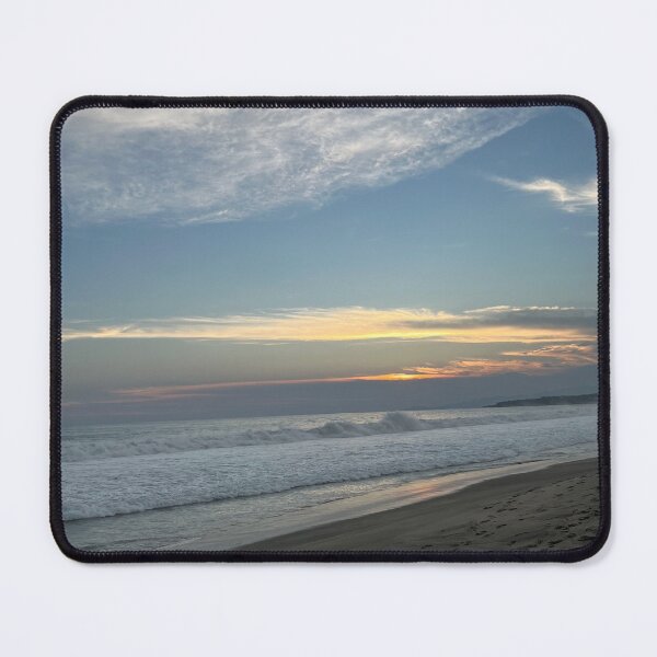 Item preview, Gentle sunset on the wide ocean beach designed and sold by Art of Momenz.