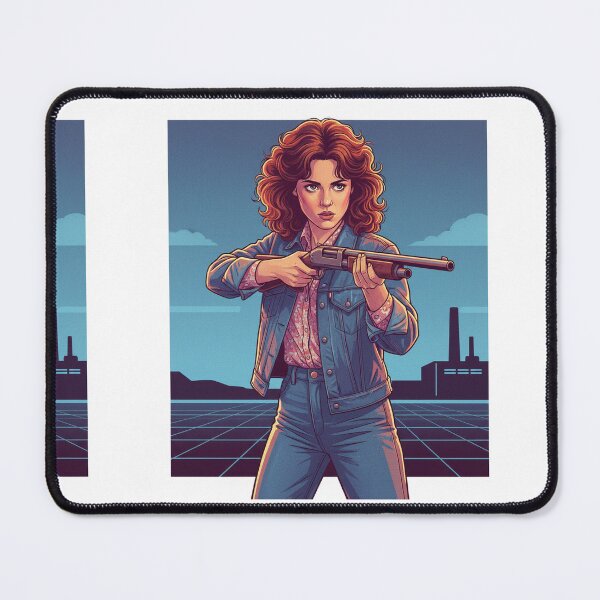Item preview, Young Woman - Shotgun and Retro Style Determined designed and sold by AnimeShin.