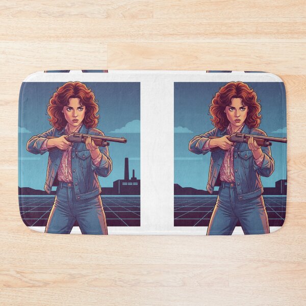 Item preview, Young Woman - Shotgun and Retro Style Determined designed and sold by AnimeShin.