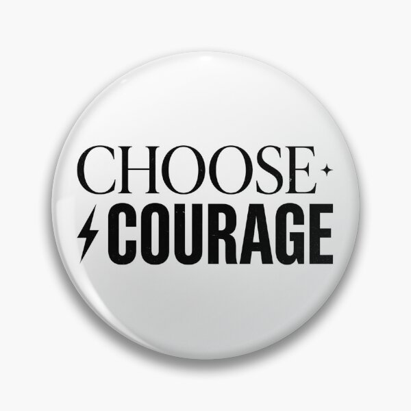 Item preview, Choose Courage | Bold Motivation Typography Design designed and sold by lalitacreations.