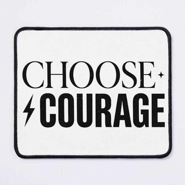 Item preview, Choose Courage | Bold Motivation Typography Design designed and sold by lalitacreations.