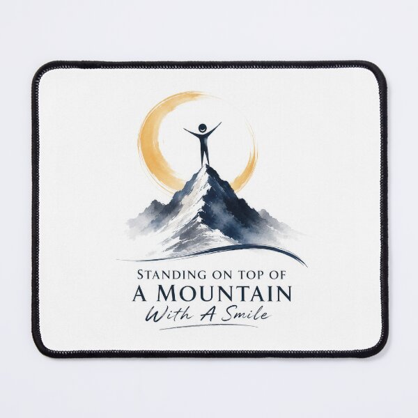 Item preview, Standing On Top Of A Mountain With A Smile  designed and sold by Amsterdam Shop.