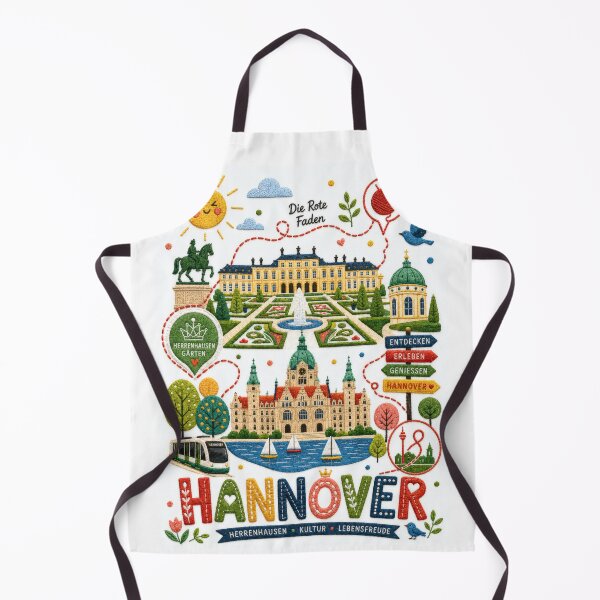 Artikelvorschau, Hannover, Deutschland – Besticktes Reise-Souvenir entworfen und verkauft von Witsprings.