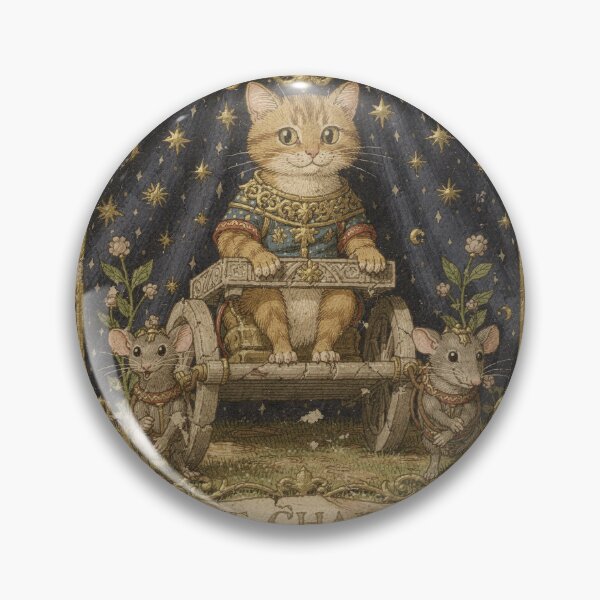 Item preview, The Chariot - Tarot Cat designed and sold by PictorialWhimsy.