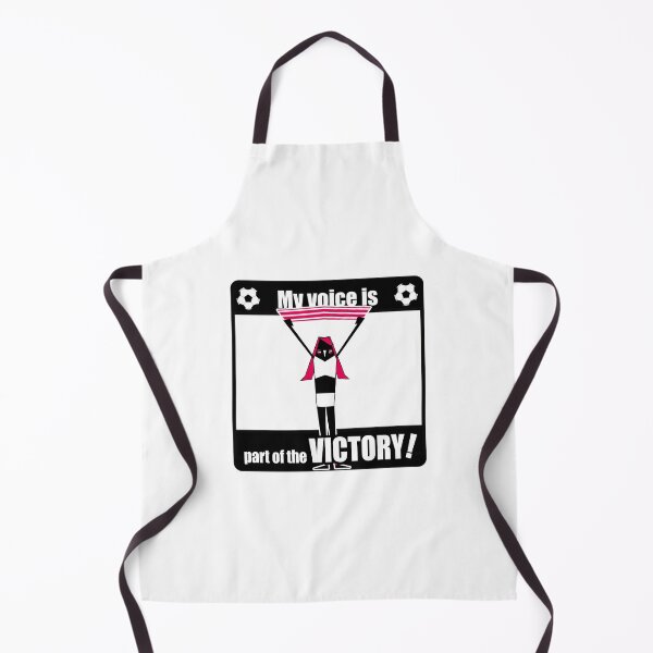 Item preview, Female Soccer Fan Silhouette — Passionate Supporter Art designed and sold by R-T-Gracie.