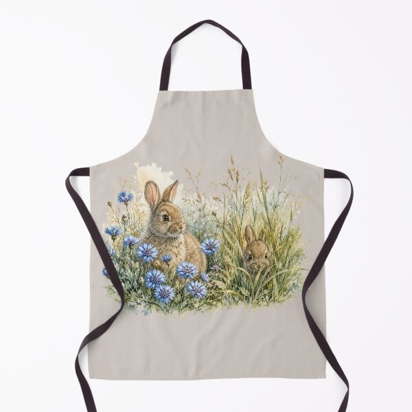 Item preview, Summer Meadow Rabbits Watercolor | Cute Bunny Pair | Cottagecore Woodland Art | Wildflower Rabbit Illustration | Nature Lover Gift designed and sold by MagicMakerPh⭐⭐⭐⭐⭐.