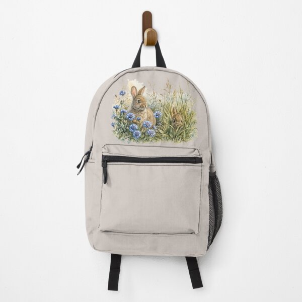 Item preview, Summer Meadow Rabbits Watercolor | Cute Bunny Pair | Cottagecore Woodland Art | Wildflower Rabbit Illustration | Nature Lover Gift designed and sold by MagicMakerPh⭐⭐⭐⭐⭐.