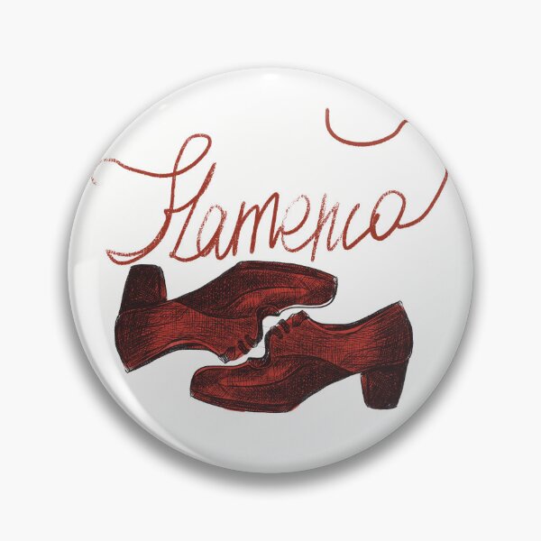 Item preview, Flamenco Shoes – expressive hand‑drawn illustration designed and sold by WorldOFaMillion.