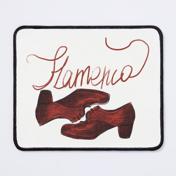 Item preview, Flamenco Shoes – expressive hand‑drawn illustration designed and sold by WorldOFaMillion.