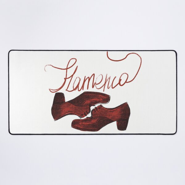 Item preview, Flamenco Shoes – expressive hand‑drawn illustration designed and sold by WorldOFaMillion.