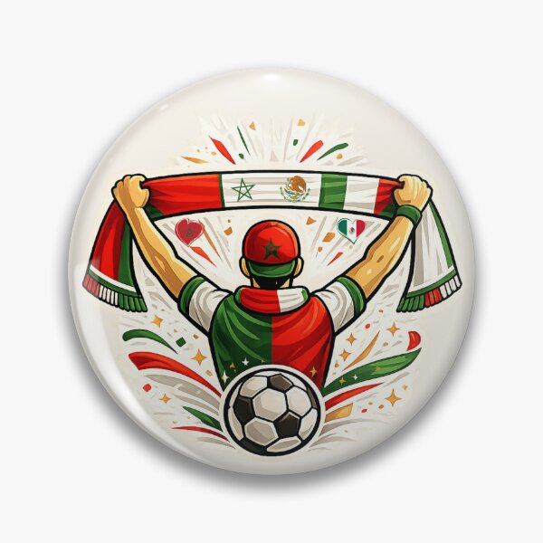 Item preview, Mexico Morocco Soccer Fan Unity designed and sold by Corvoria.